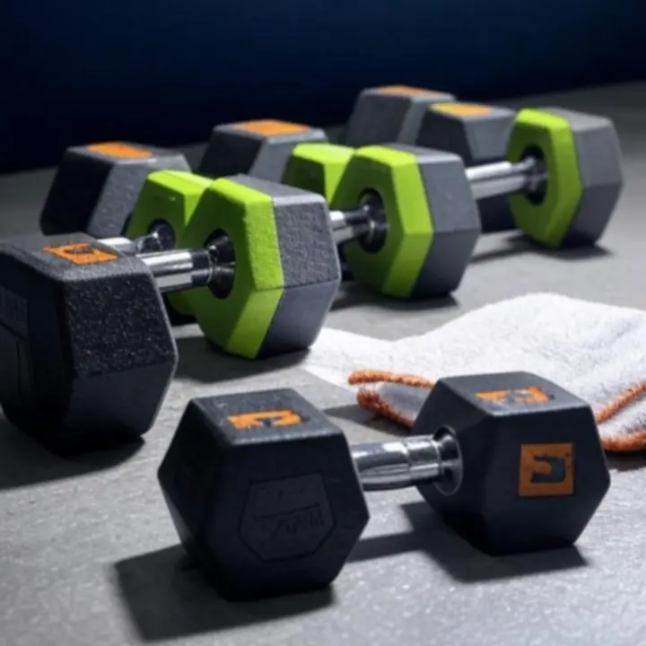 Zestaw hantelek profesjonalnych 2-40kg