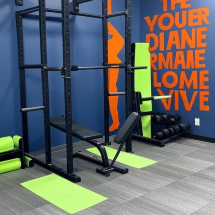 Kompletna domowa siłownia z profesjonalnym sprzętem fitness