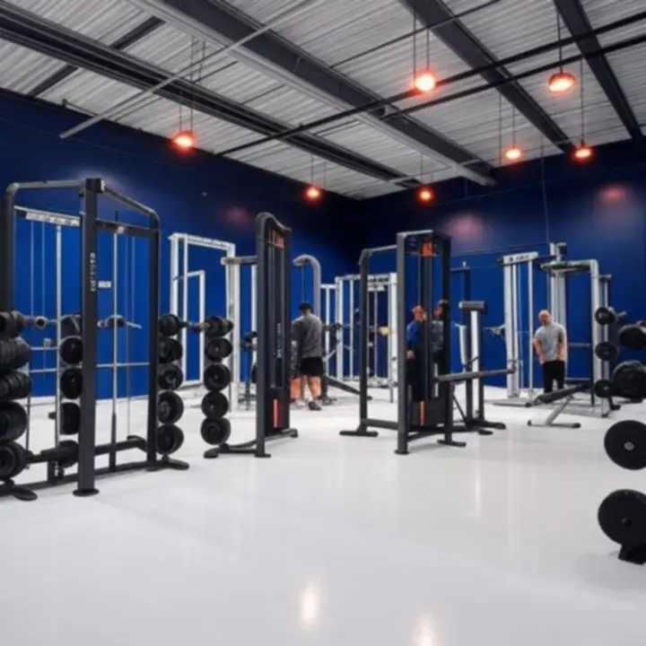 Warsztat kontroli jakości z precyzyjnym sprzętem pomiarowym